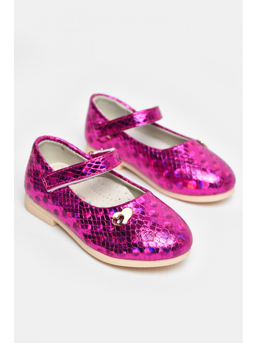 Туфли для девочки темно-розового цвета 786-5 208768C