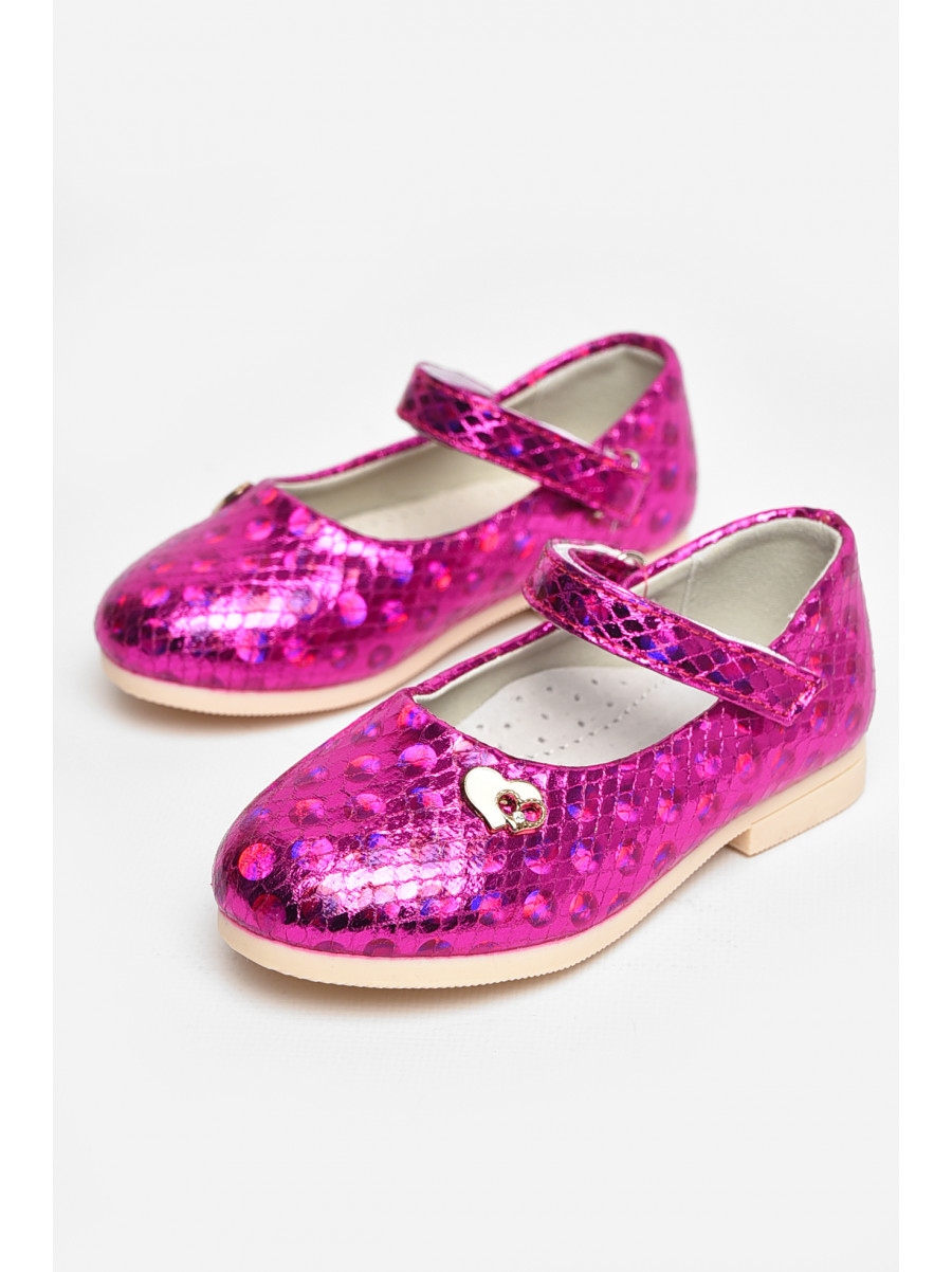 Туфли для девочки темно-розового цвета 786-5 208768C