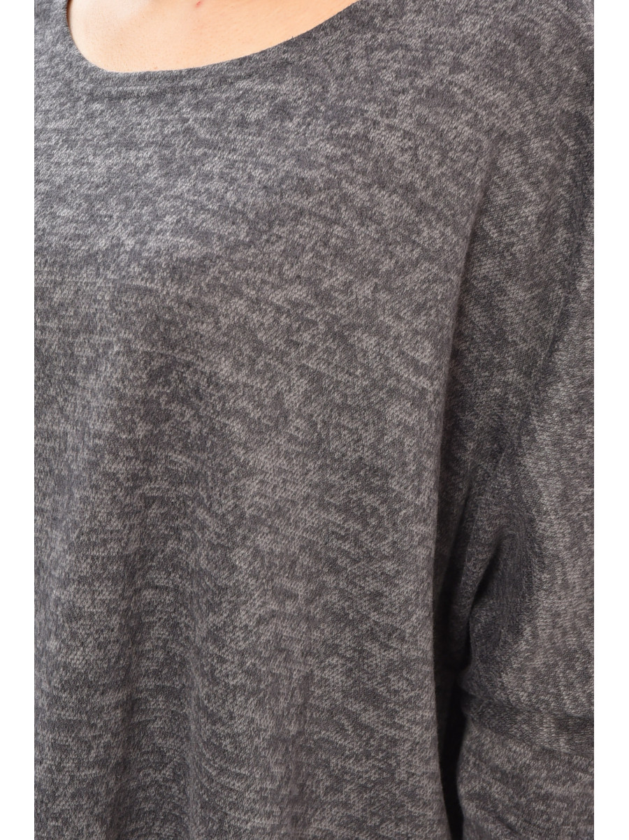 Кофта жіноча напівбатальна темно-сірого кольору 8288 208773C