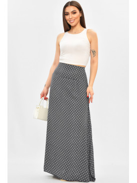 Спідниця жіноча темно-синього кольору з принтом 8183 208783C