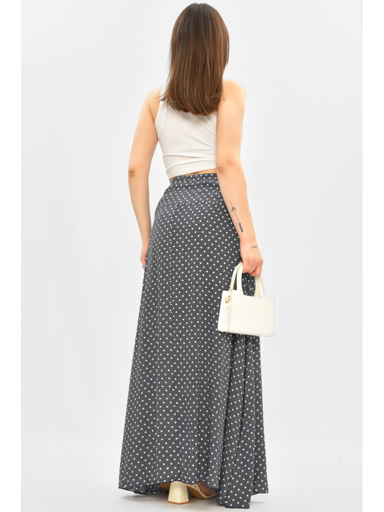 Юбка женская тёмно-синего цвета с принтом 8183 208783C