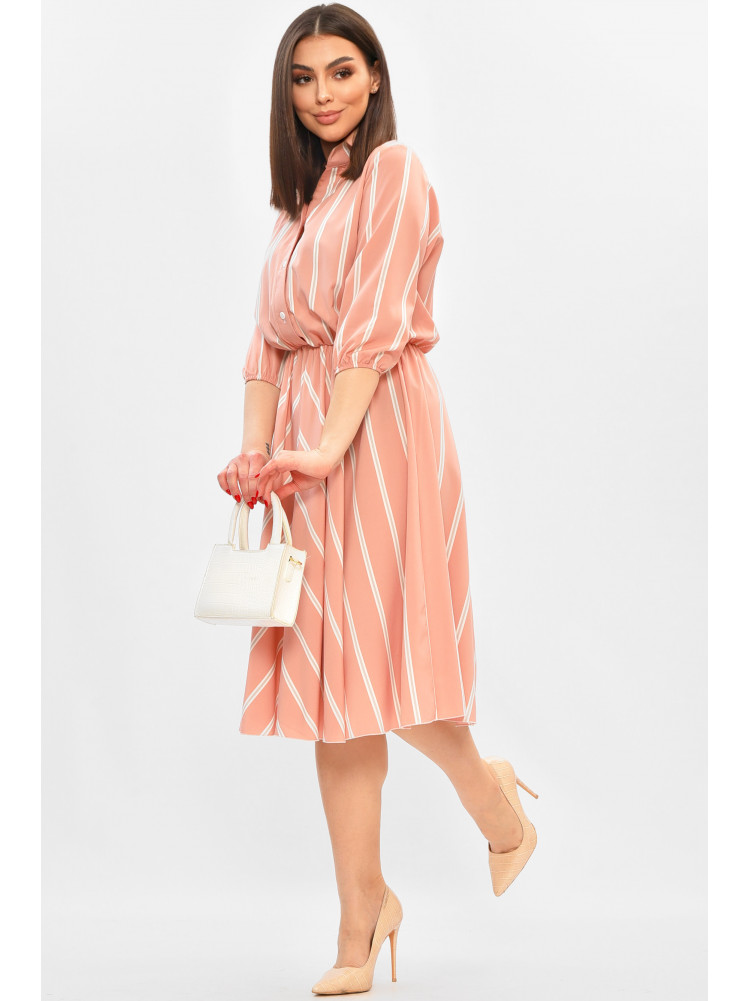 Платье женское розового цвета с принтом 8362 208798C