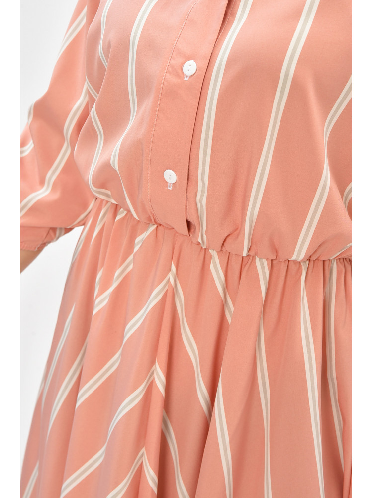 Платье женское розового цвета с принтом 8362 208798C