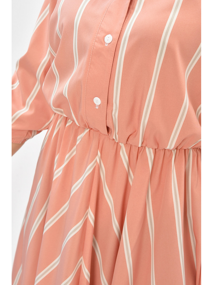 Платье женское розового цвета с принтом 8362 208798C