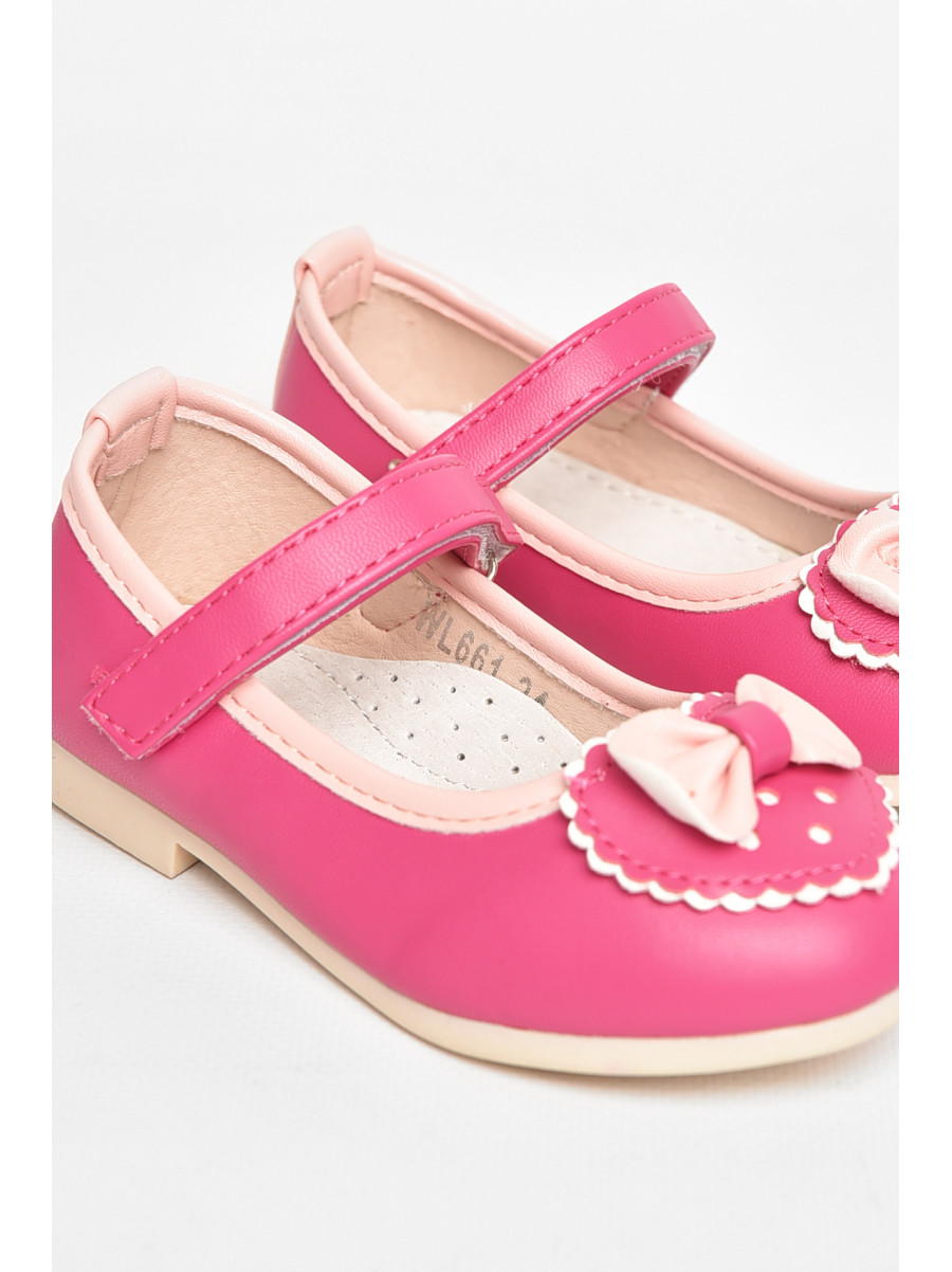 Туфли для девочки темно-розового цвета 661-5 208807C