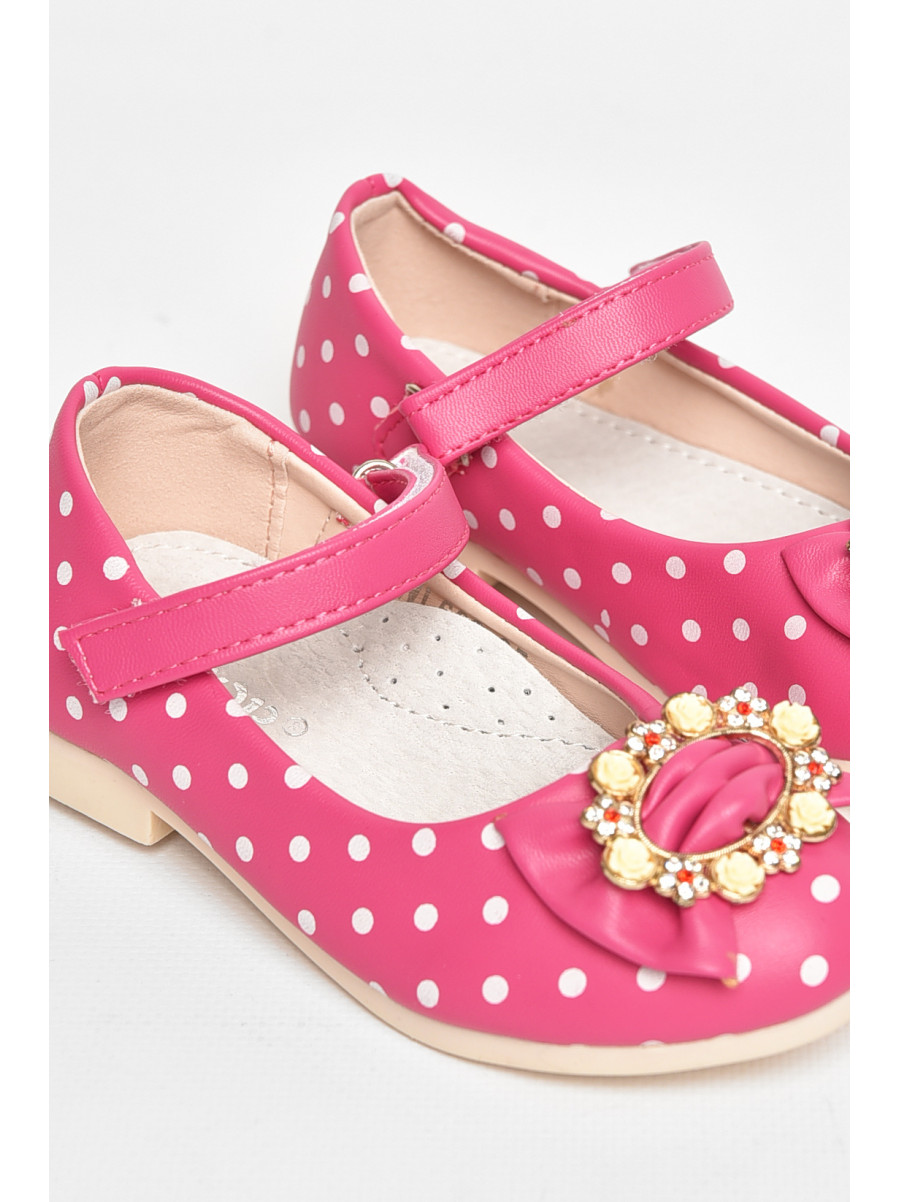 Туфли для девочки темно-розового цвета 662-5 208808C