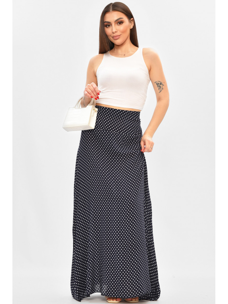 Юбка женская тёмно-синего цвета с принтом 8124 208811C