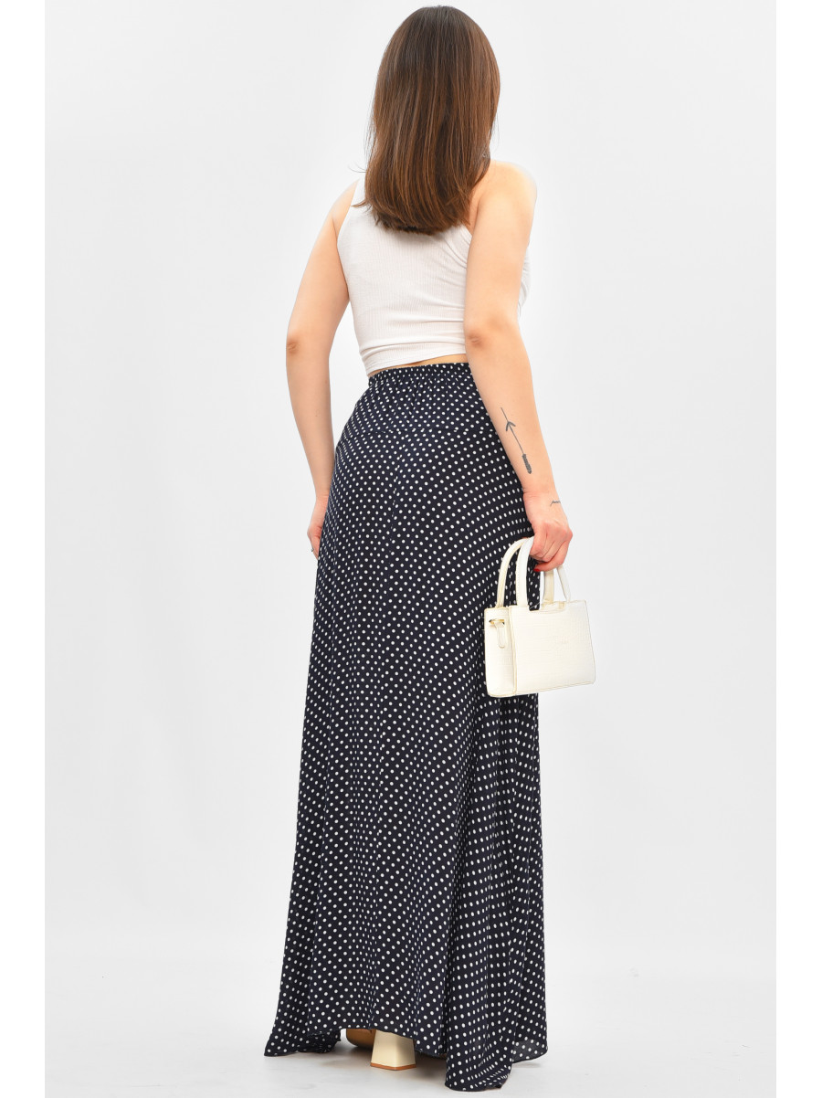 Юбка женская тёмно-синего цвета с принтом 8124 208811C