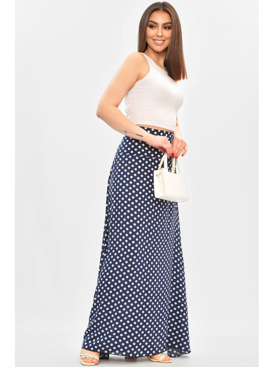 Юбка женская тёмно-синего цвета с принтом 8124 208813C