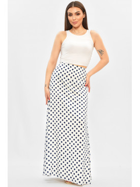 Юбка женская белого цвета с принтом 8124 208814C