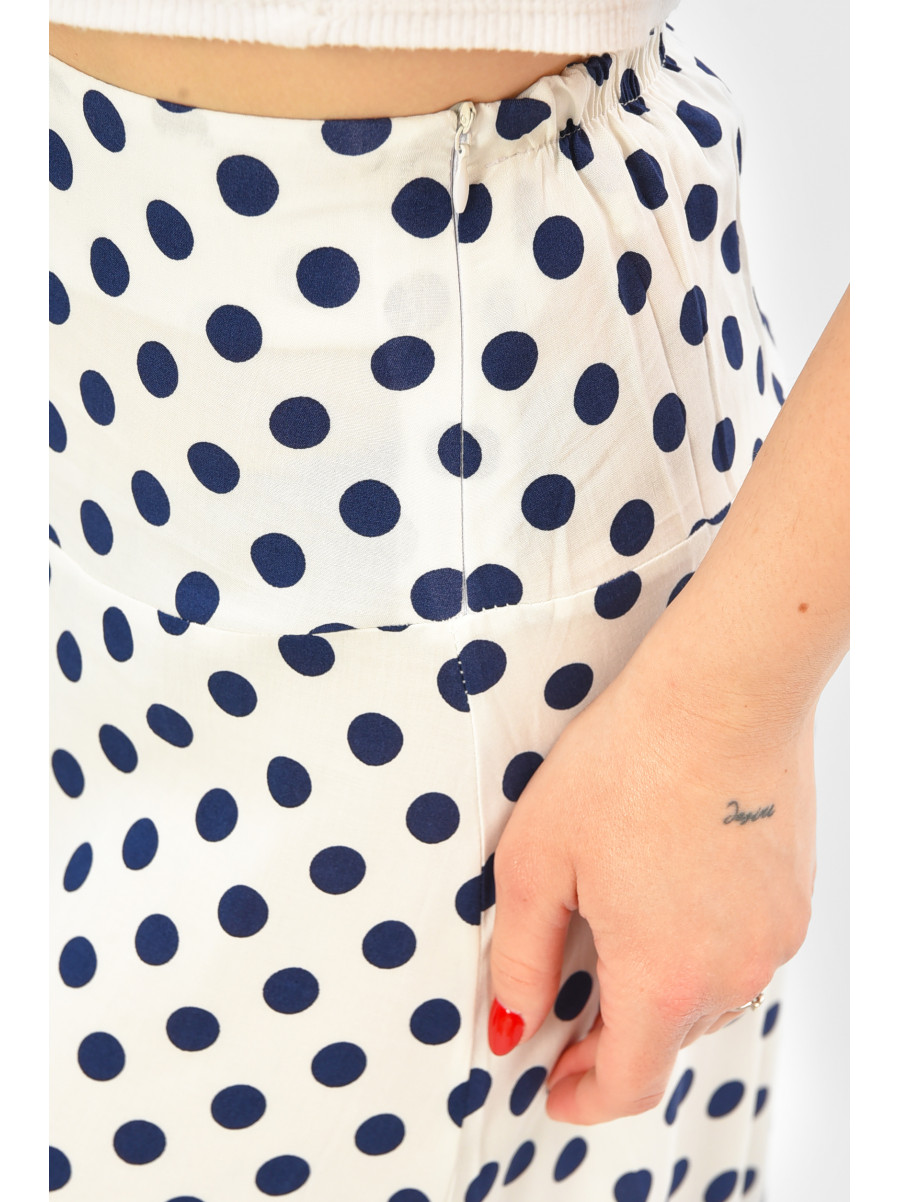 Юбка женская белого цвета с принтом 8124 208814C