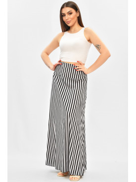 Спідниця жіноча білого кольору з принтом 8124 208815C