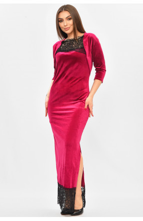 Платье женское бордового цвета 8222 208818C Платье женское бордового цвета 8222 208818C