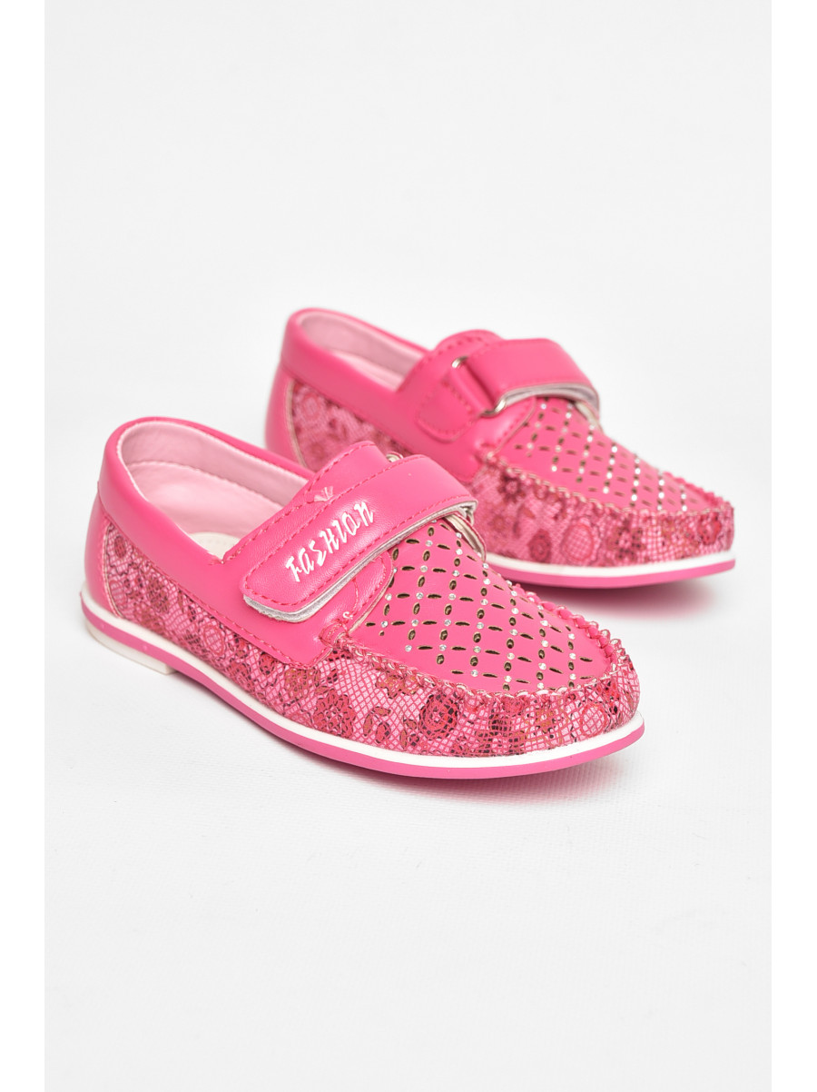 Туфли для девочки темно-розового цвета 8006-5 208820C
