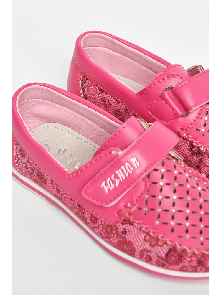 Туфли для девочки темно-розового цвета 8006-5 208820C