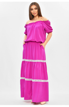 Платье женское полубатальное фиолетового цвета 8181 208824C Платье женское полубатальное фиолетового цвета 8181 208824C