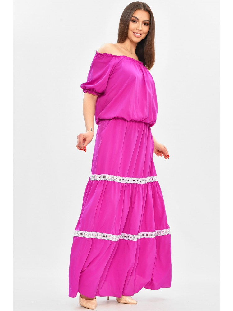 Платье женское полубатальное фиолетового цвета 8181 208824C