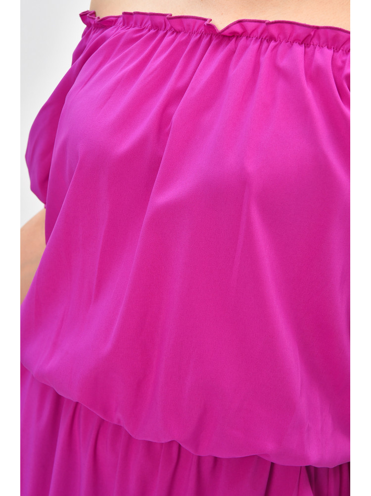 Платье женское полубатальное фиолетового цвета 8181 208824C