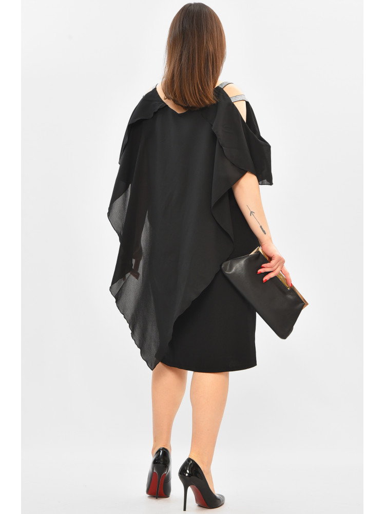 Платье женское полубатальное черного цвета 8281 208828C