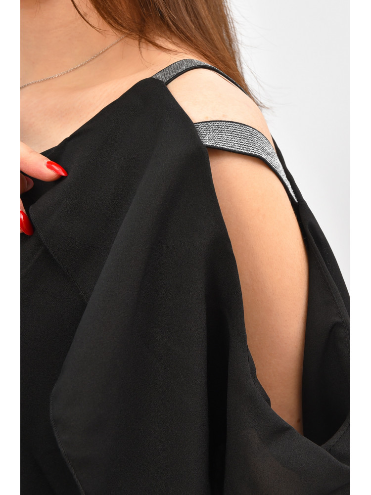 Платье женское полубатальное черного цвета 8281 208828C