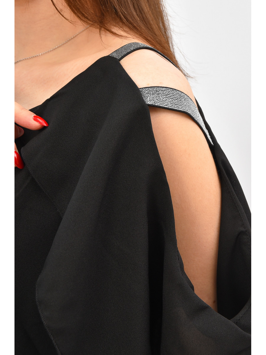 Платье женское полубатальное черного цвета 8281 208828C