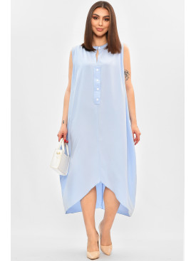 Платье женское полубатальные голубого цвета 8252 208830C