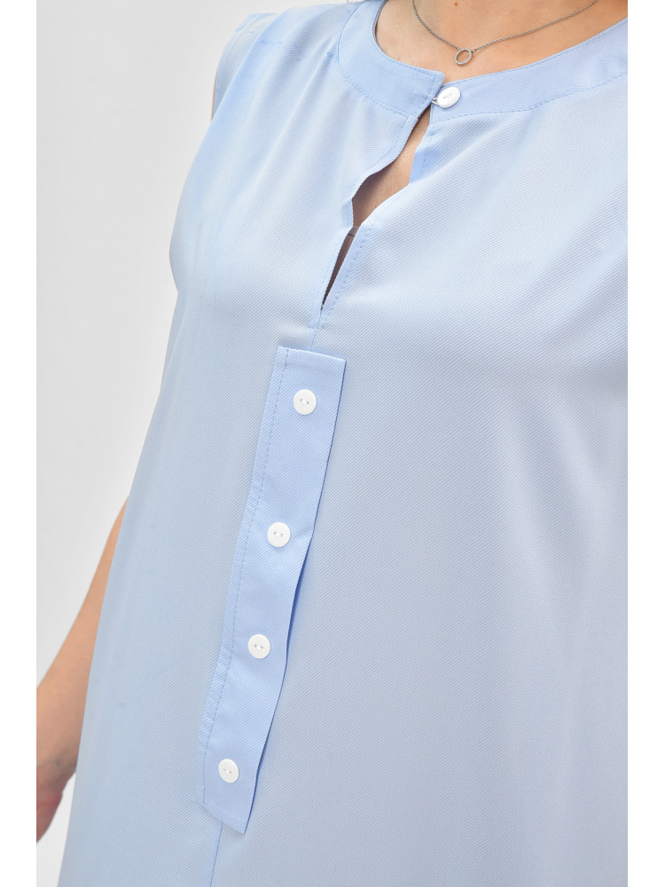 Платье женское полубатальные голубого цвета 8252 208830C