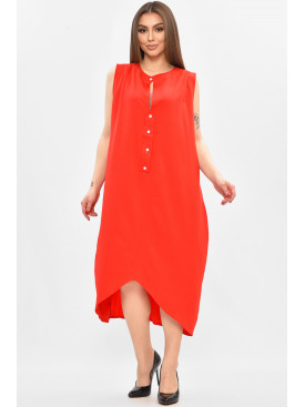Сукня жіноча напівбатальні червоного кольору 8252 208831C