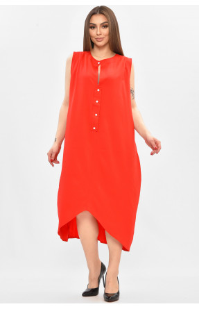 Платье женское полубатальные красного цвета 8252 208831C Платье женское полубатальные красного цвета 8252 208831C
