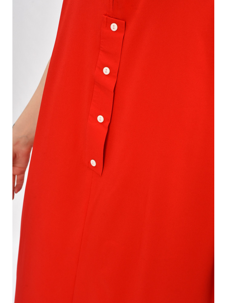 Платье женское полубатальные красного цвета 8252 208831C