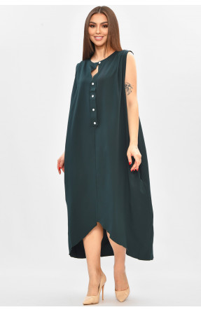 Платье женское полубатальное зеленого цвета 8252 208832C Платье женское полубатальное зеленого цвета 8252 208832C
