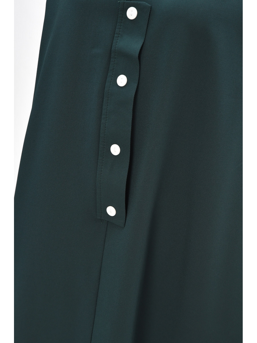 Платье женское полубатальное зеленого цвета 8252 208832C