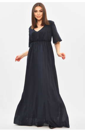 Платье женское однотонное тёмно-синего цвета 8024 208834C Платье женское однотонное тёмно-синего цвета 8024 208834C