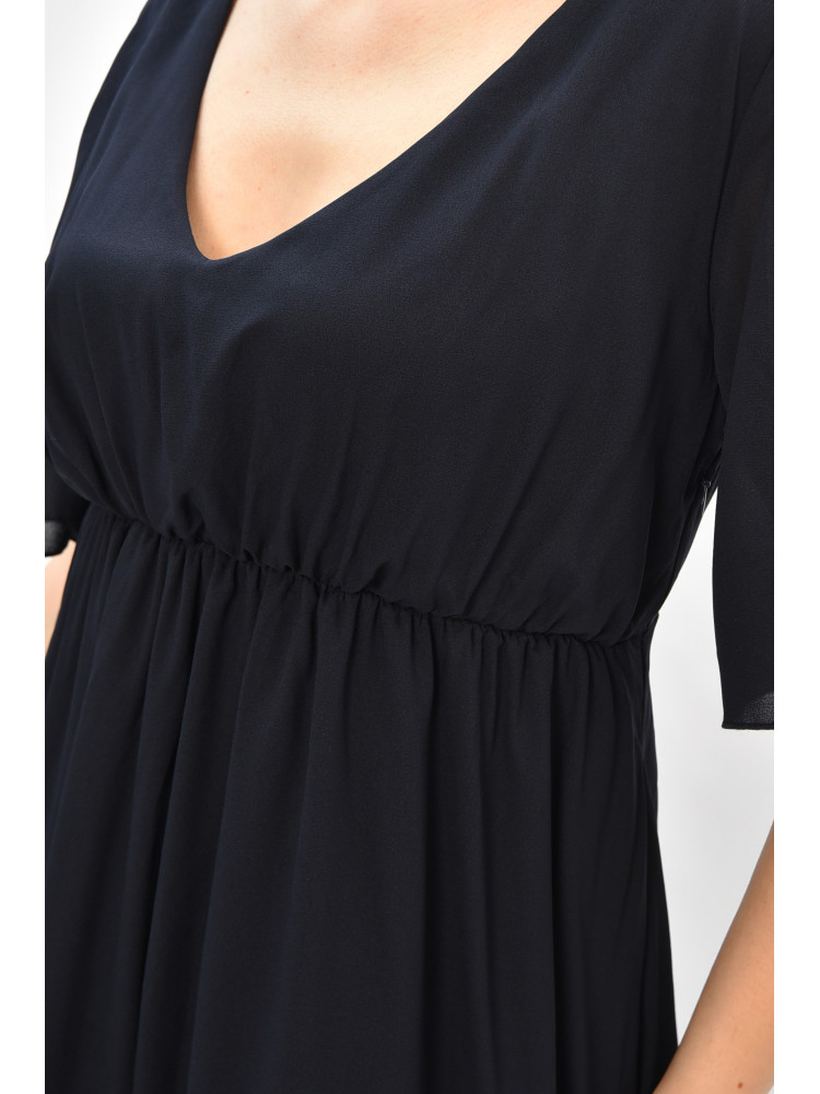 Платье женское однотонное тёмно-синего цвета 8024 208834C
