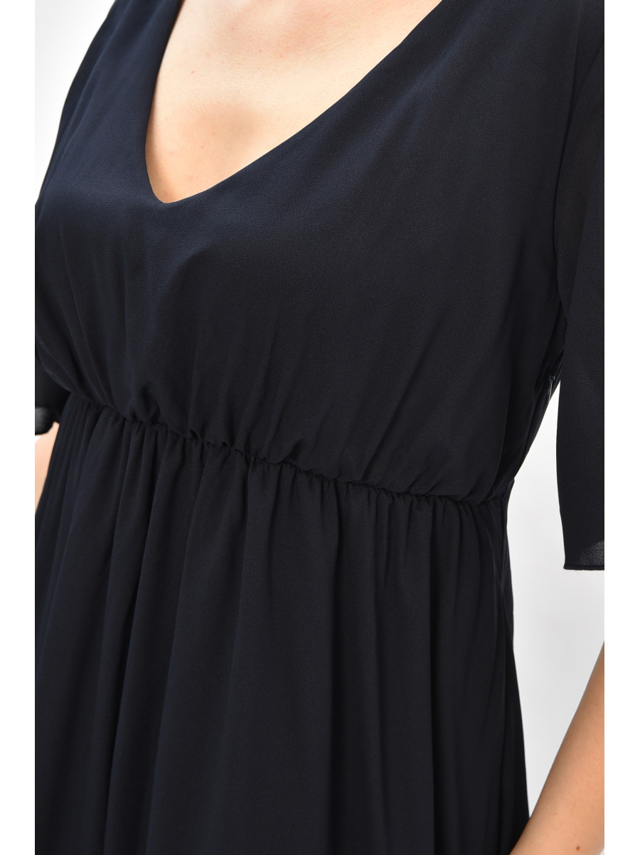 Платье женское однотонное тёмно-синего цвета 8024 208834C