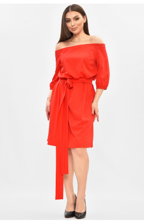 Платье женское однотонное красного цвета 8310 208836C Платье женское однотонное красного цвета 8310 208836C