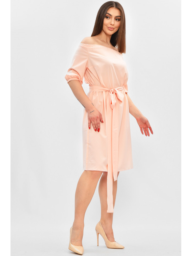 Платье женское однотонное розового цвета 8310 208837C