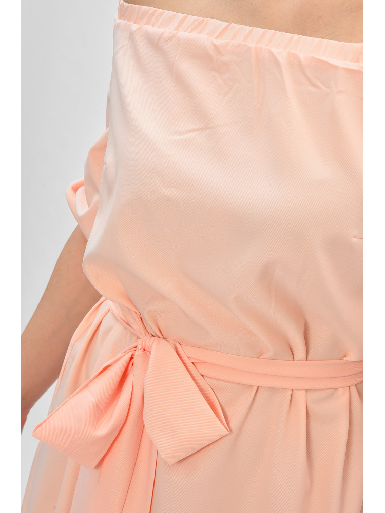 Платье женское однотонное розового цвета 8310 208837C