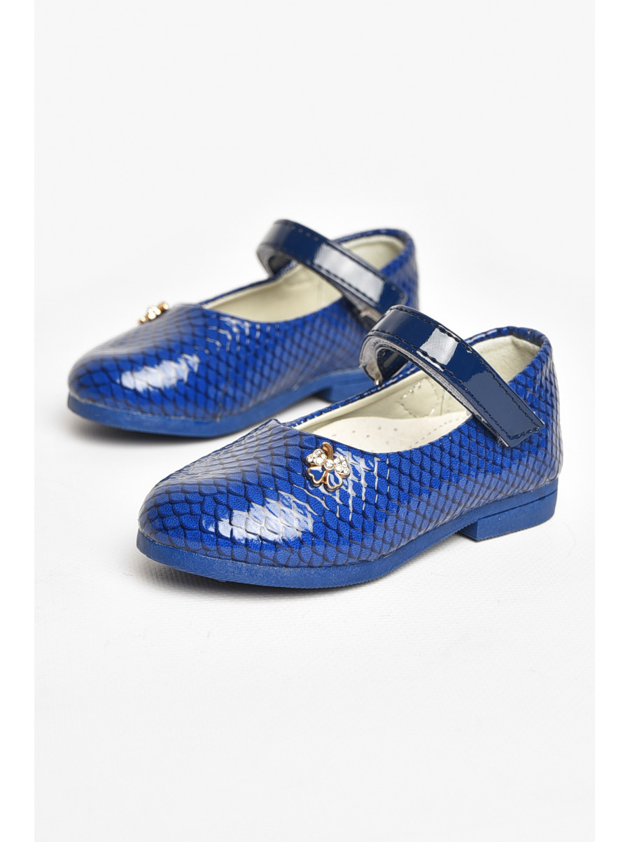 Туфли для девочки темно-синего цвета 789-7 208841C