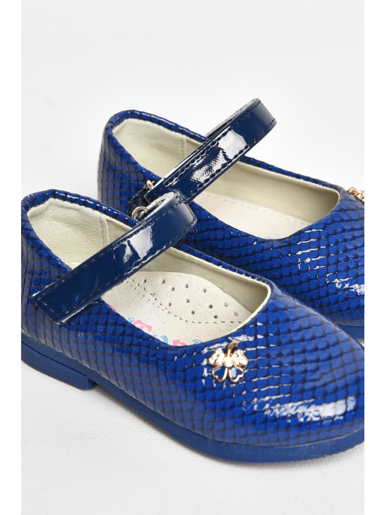 Туфли для девочки темно-синего цвета 789-7 208841C