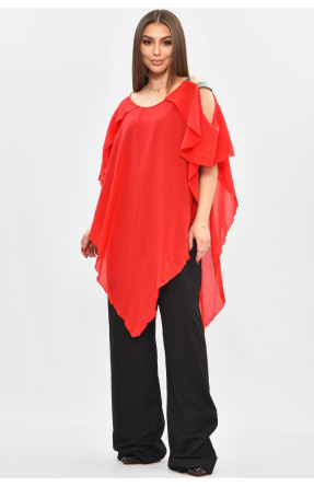 Комбинезон женский полубатальный красного цвета 8306 208844C Комбинезон женский полубатальный красного цвета 8306 208844C