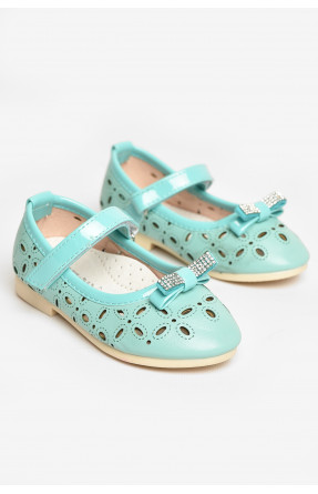 Туфли для девочки голубого цвета 663-7 208847C Туфли для девочки голубого цвета 663-7 208847C