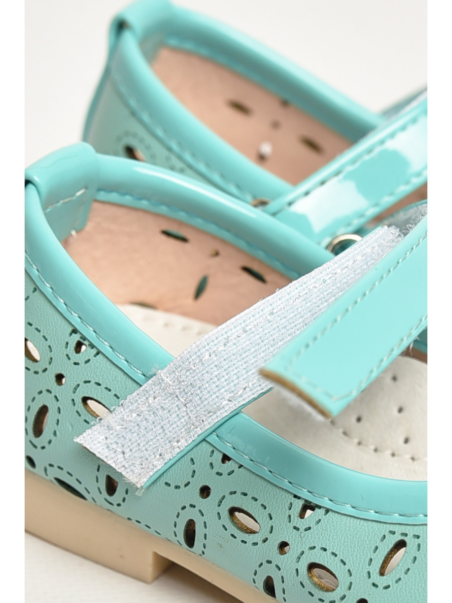 Туфли для девочки голубого цвета 663-7 208847C