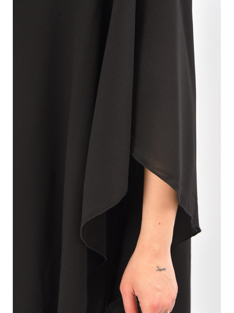 Комбинезон женский полубатальный черного цвета 8287 208854C