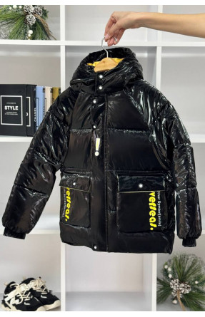 Куртка детская демисезонная черного цвета 2022-18 208859C Куртка детская демисезонная черного цвета 2022-18 208859C