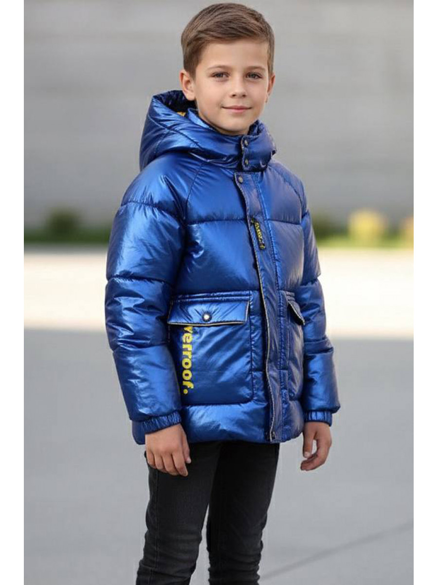 Куртка дитяча демісезонна синього кольору 2022-18 208860C