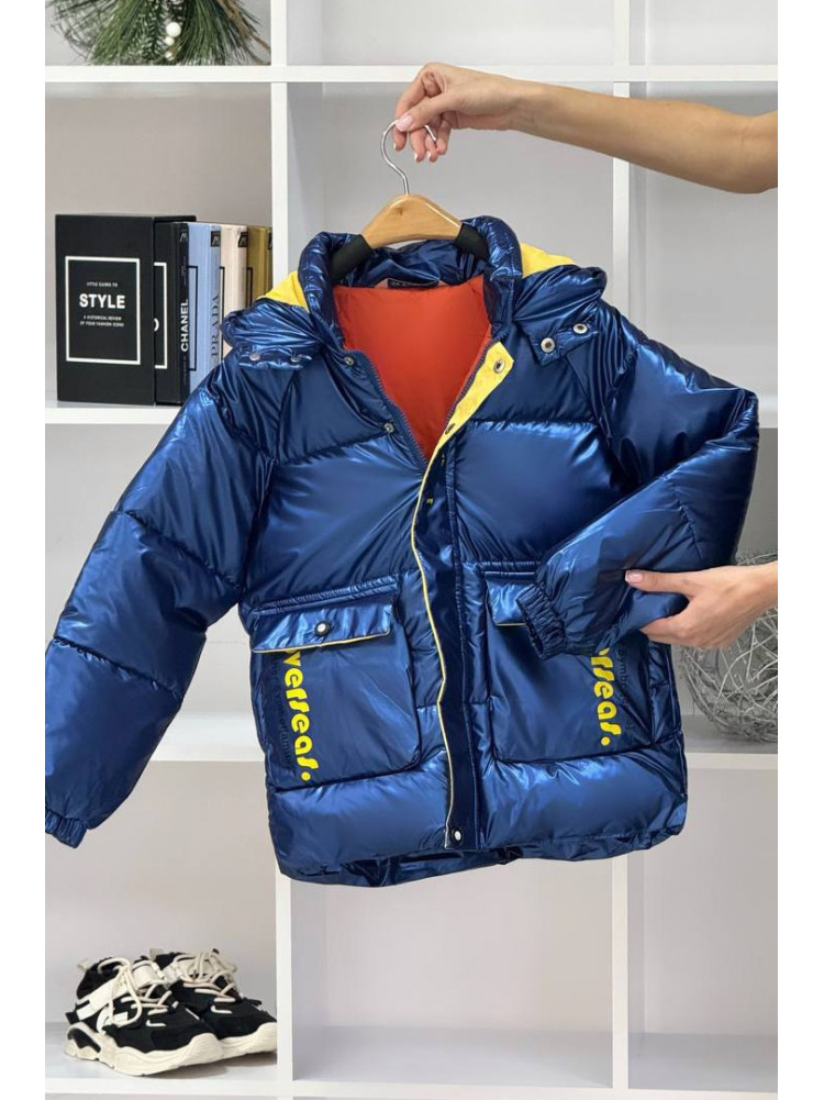 Куртка дитяча демісезонна синього кольору 2022-18 208860C