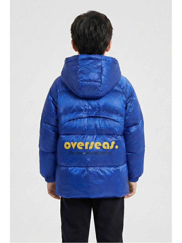 Куртка дитяча демісезонна темно-синього кольору 2022-18 208861C