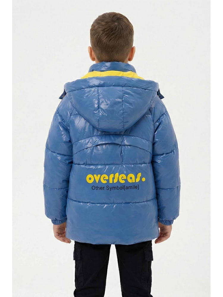 Куртка дитяча демісезонна темно-блакитного кольору 2022-18 208862C