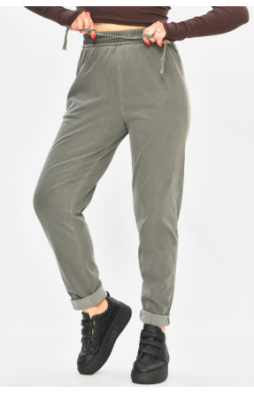 Штаны женские однотонные серого цвета 580-2 208871C Штаны женские однотонные серого цвета 580-2 208871C